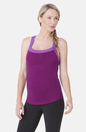 Women's Ingrid & Isabel Racerback Maternity Tank Top - Red