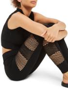Women's Ivy Park Net Leggings /x-large - Black