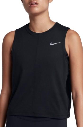 Women's Nike Dry Element Tank - Black