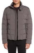 Men's Tumi Box Quilted Jacket - Grey