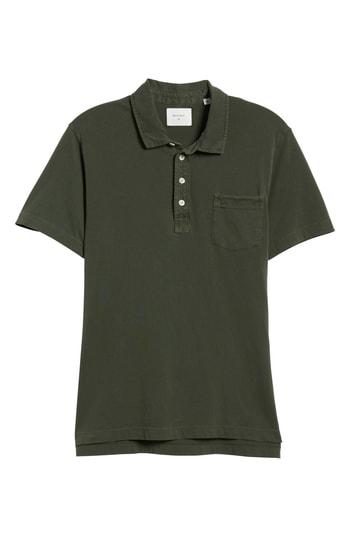 Men's Billy Reid Pensacola Gd Slim Fit Polo, Size - Green