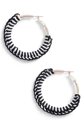 Women's New Friends Colony Dulce Macrame Hoop Earrings