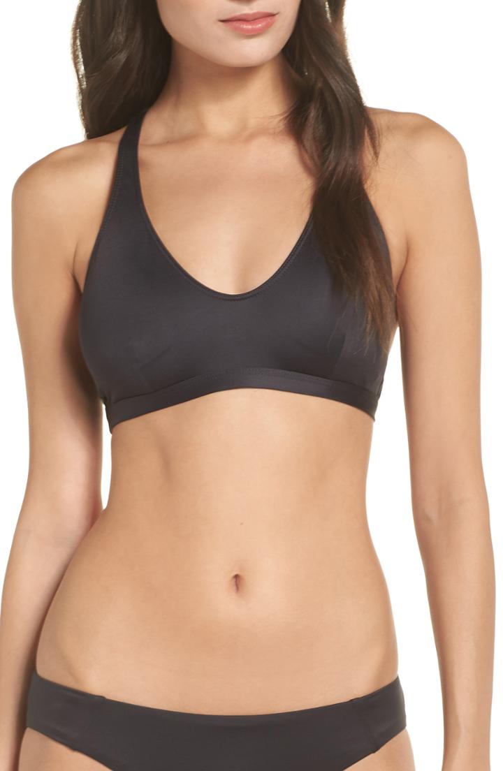 Women's Patagonia Bottom Turn Bikini Top - Black