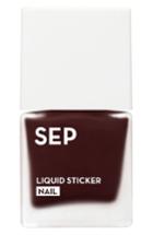 Sep Liquid Sticker Nail - Burgundy