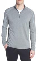 Men's Tasc Performance Carrollton Quarter Zip Sweatshirt - Grey
