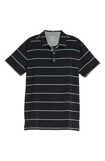 Men's Bobby Jones Rule 23 Alliance Stripe Tech Polo - Black