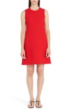 Women's Dolce & Gabbana Crepe Shift Dress Us / 40 It - Red