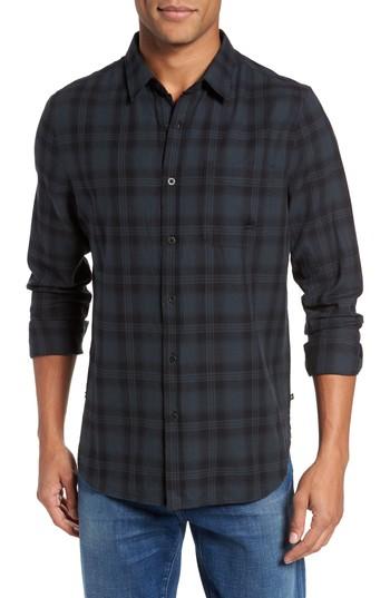 Men's Ag Colton Slim Fit Plaid Sport Shirt - Blue