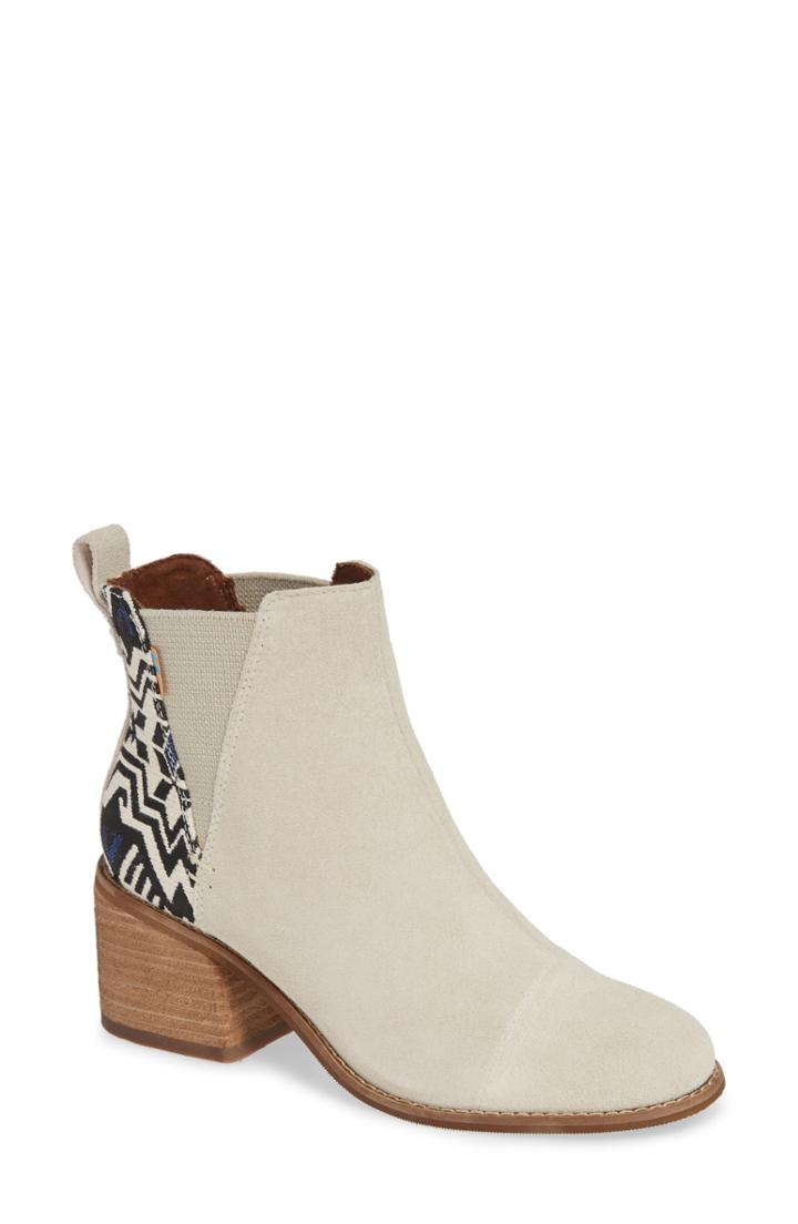 Women's Toms Esme Bootie .5 B - White