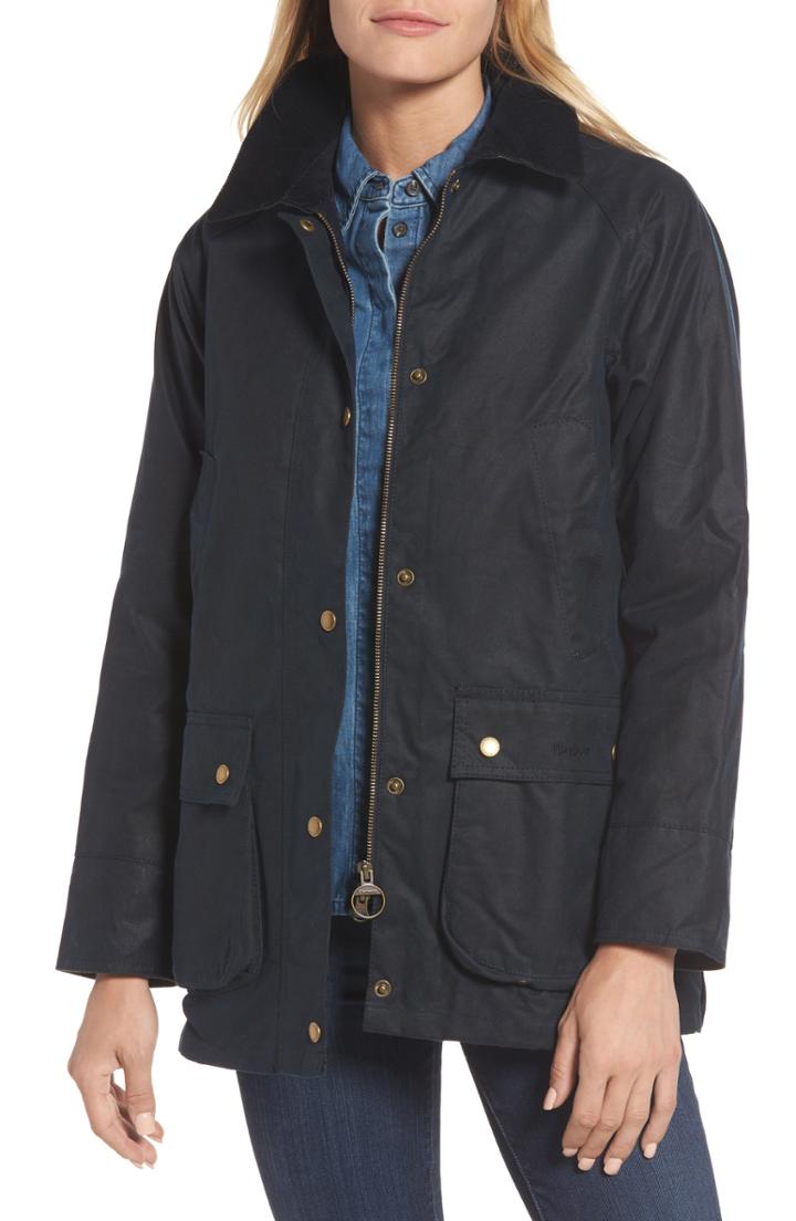 Women's Barbour Acorn Field Jacket Us / 12 Uk - Blue
