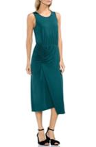 Women's Vince Camuto Ruched Midi Dress - Green