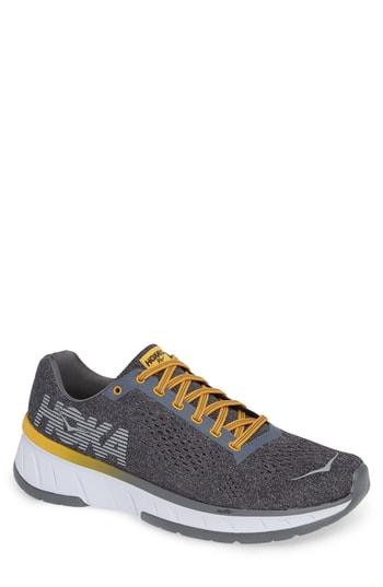Men's Hoka One One Cavu Running Shoe .5 M - Grey