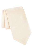 Men's David Donahue Stripe Silk Tie, Size - Beige