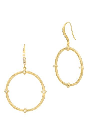 Women's Freida Rothman Amazonian Allure Drop Hoop Earring
