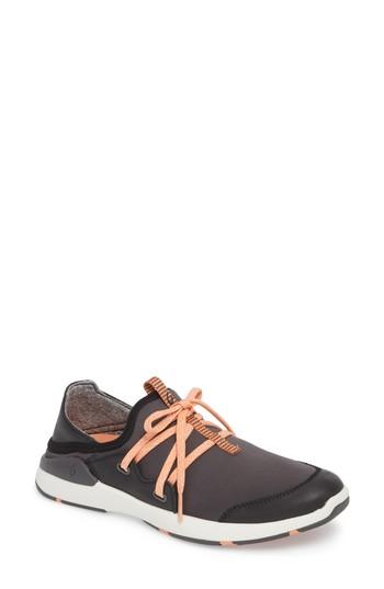 Women's Olukai Pehuea Pa'i Convertible Sneaker M - Black