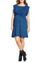 Women's Maternal America Maternity Printed Kimono Tunic Dress