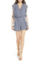 Women's Bishop + Young Majorca Ruffle Romper - Blue