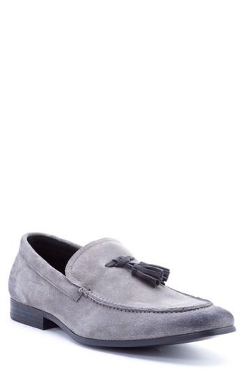 Men's Zanzara Severn Tassel Venetian Loafer M - Grey