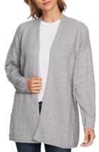 Women's Cece Multistitch Cardigan, Size - Grey