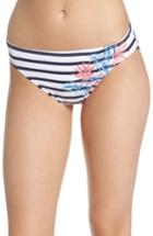 Women's Tommy Bahama Palms Of Paradise Embroidered Bikini Bottoms - Blue