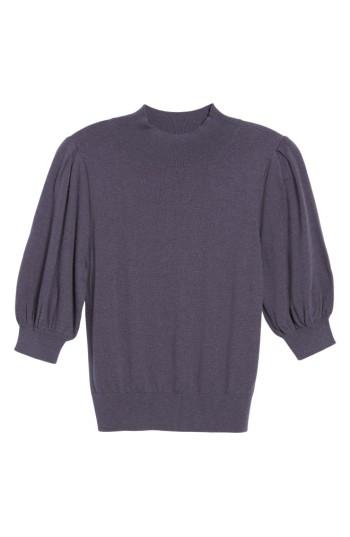 Women's Leith Puff Sleeve Sweater - Grey