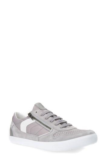 Men's Geox Box 33 Low Top Zip Sneaker Us / 39eu - Grey