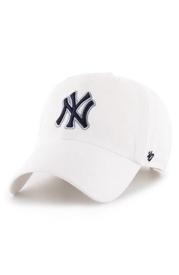 Men's 47 Brand Mlb Ball Cap - White