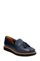 Women's Clarks Glick Castine Tassel Loafer .5 M - Blue