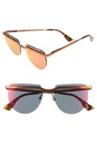 Women's Le Specs Mafia Moderne 52mm Rimless Sunglasses - Firecracker
