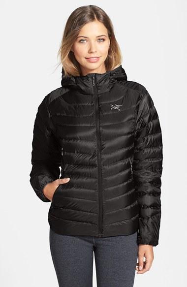 Women's Arc'teryx 'cerium' Hooded Jacket - Black