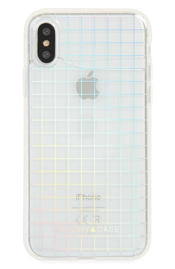 Felony Case Holographic Iphone X Case - Black