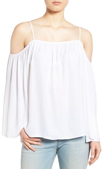 Women's Vince Camuto Off The Shoulder Blouse - White