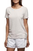 Women's James Perse Clean Graphic Tee - Grey