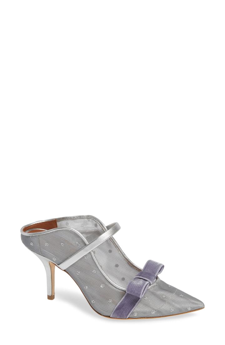 Women's Malone Souliers By Roy Luwolt Marguerite Bow Mule .5us / 36eu - Metallic