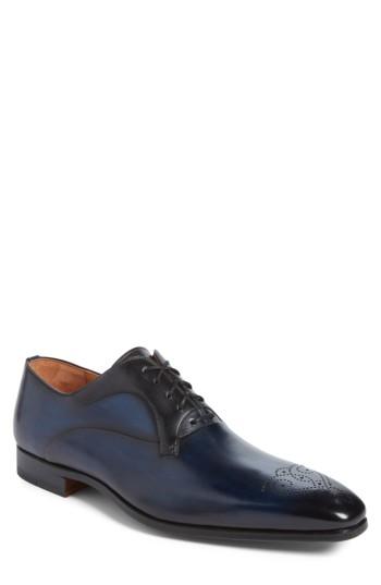 Men's Magnanni Salva Medallion Toe Oxford
