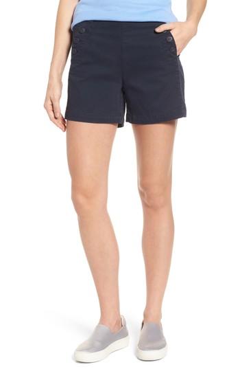 Women's Jag Jeans Sailor Button Detail Shorts - Blue