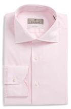 Men's Canali Regular Fit Solid Dress Shirt - Pink