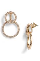Women's Vince Camuto Pave Front & Back Circle Earrings