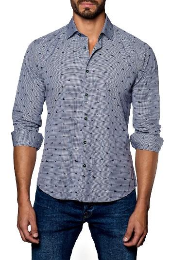Men's Jared Lang Dot Sneaker Sport Shirt