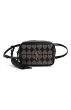 Saint Laurent Micro Lou Stud Hearts Calfskin Leather Belt Bag -