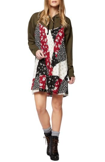 Women's Sanctuary Spring Fling Floral Slipdress - Red