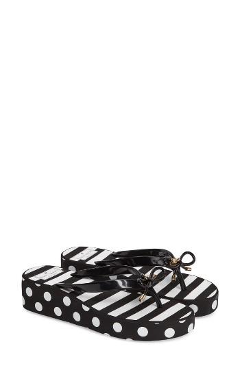 Women's Kate Spade New York Rhett Platform Flip Flop M - Black