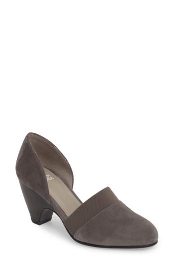 Women's Eileen Fisher Bailey D'orsay Pump .5 M - Grey