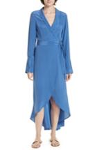 Women's Equipment Gowin Silk Wrap Dress - Blue
