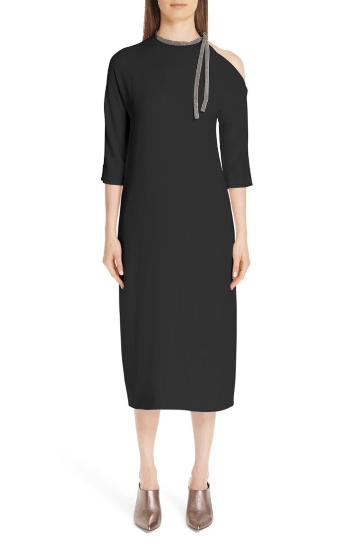 Women's Fabiana Filippi Precious Cutout Dress Us / 38 It - Black