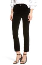 Women's Citizens Of Humanity Cara High Waist Ankle Cigarette Velvet Pants - Burgundy