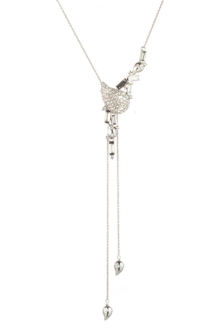 Women's Alexis Bittar Crystal Encrusted Paisley Y-necklace