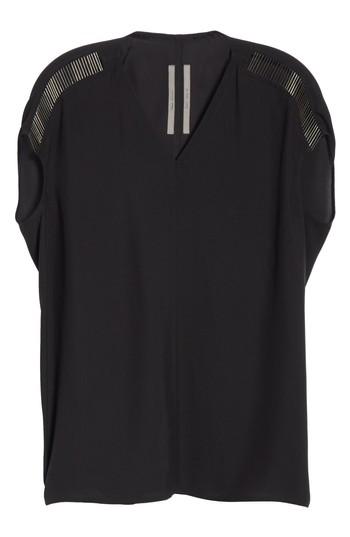 Women's Rick Owens Bead Embellished Top Us / 42 It - Black