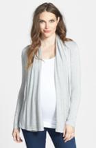 Women's Tart Maternity 'lexa' Wrap Cardigan - Grey