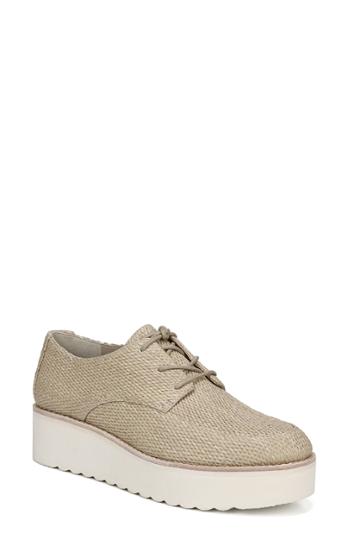 Women's Vince Zina Woven Platform Derby M - Beige